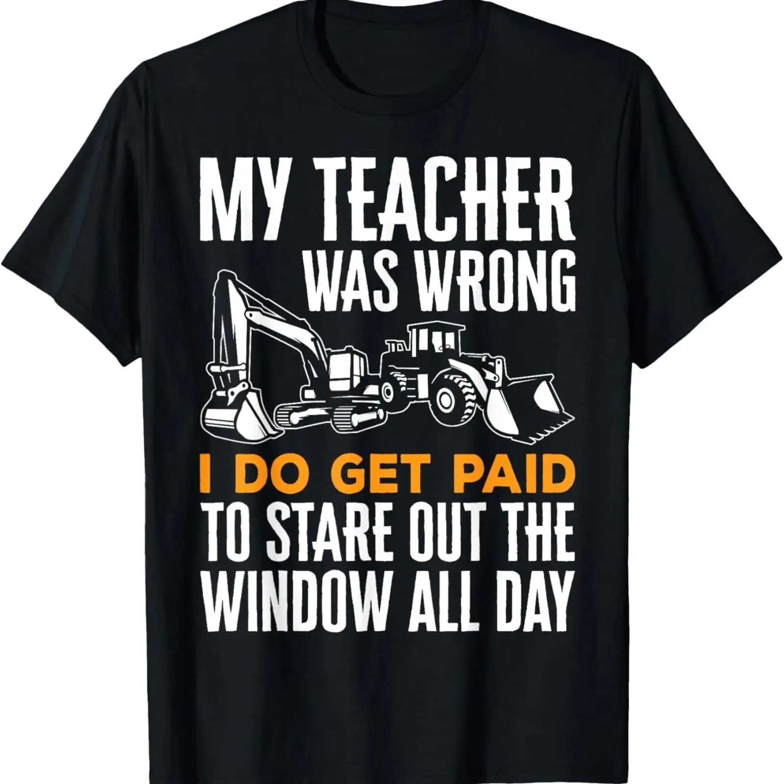 Heavy Equipment Washing - Lustiges T-Shirt mit Bild eines Baggerfahrers,