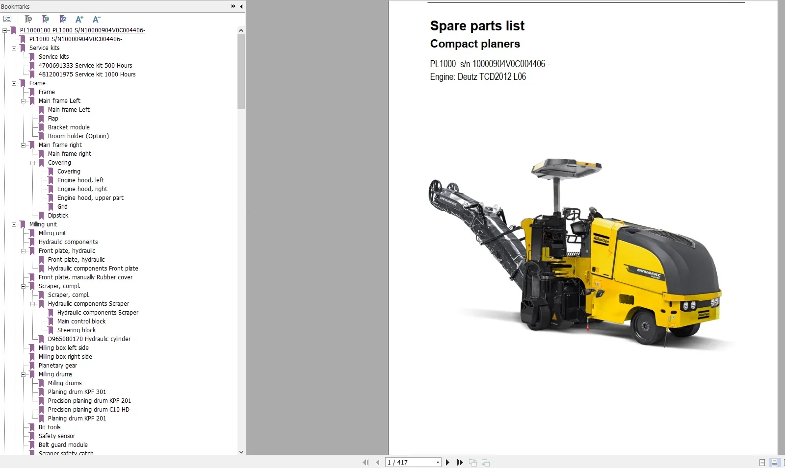 EPC-SOFTWARE Dynapac Heavy Equ – Heavy Equipment Software Bewertung und Preis